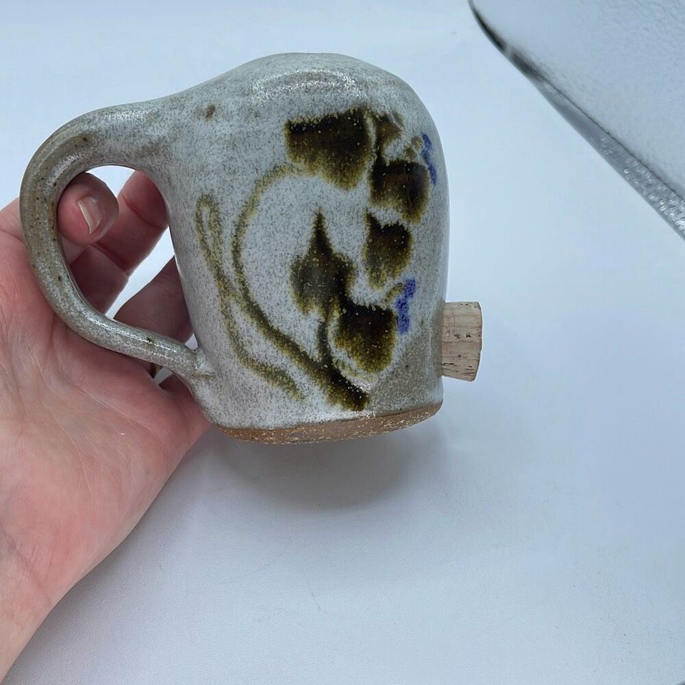 Handmade pottery crockery parmigiana shaker.